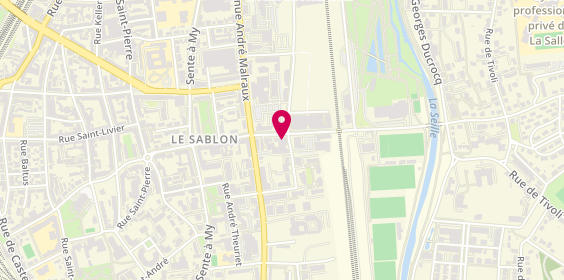 Plan de Bosch Car Service, 45 Rue Lothaire, 57000 Metz