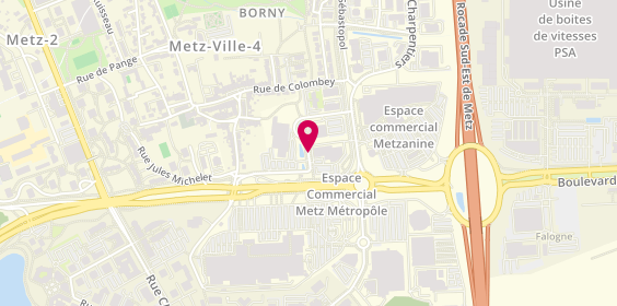 Plan de Ford : JM Automobiles 57 - Metz, Zone Aménagement Sebastopol 2 Rue Dinandiers, 57070 Metz