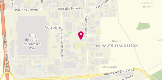 Plan de Frontigny Poids Lourds, 12 Rue des Drapiers, 57000 Metz
