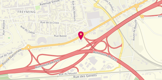 Plan de Groupauto, 39-41 Rue de Metz, 57800 Freyming-Merlebach