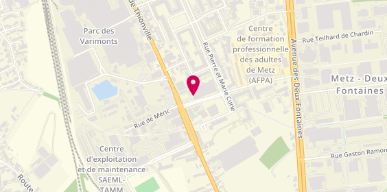 Plan de PEUGEOT CAR Avenue Metz Nord, 147 Route de Thionville, 57050 Metz