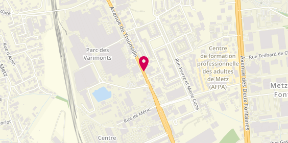 Plan de Automotive +, 177 Avenue Thionville, 57050 Metz
