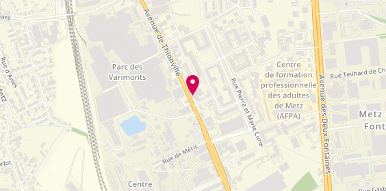 Plan de Point U, 177 avenue de Thionville, 57050 Metz