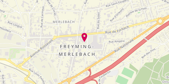 Plan de Aps Berwald, 28 Rue Gustave Charpentier, 57800 Freyming-Merlebach