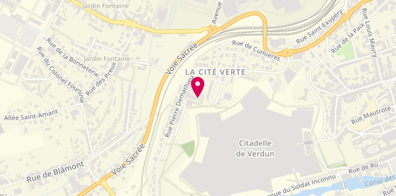 Plan de Lb Motors, 52 Rue Pierre Demathieu, 55100 Verdun