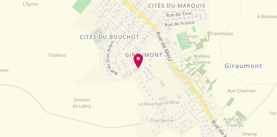 Plan de Giraumont Auto Casse, 23 avenue Sainte-Barbe, 54780 Giraumont