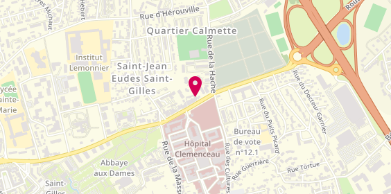Plan de Garage Clemenceau, 135 avenue Georges Clemenceau, 14000 Caen