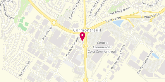 Plan de Sun Car, Centre Commercial Cora
Route de Louvois, 51350 Cormontreuil