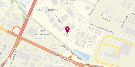 Plan de JEEP Reims - Groupe PWA, Zone Aménagement Croix Blandin
16 Rue Léna Bernstein, 51100 Reims