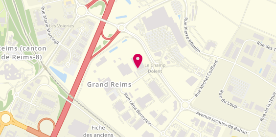 Plan de Millauto Reims, Zone Aménagement Croix Blandin
2-4 Rue Léna Bernstein, 51100 Reims