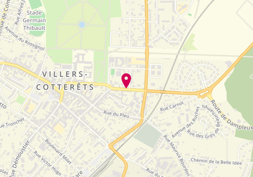 Plan de Villers Tout Terrain, 33 Bis Rue du 18 Juillet, 02600 Villers-Cotterêts