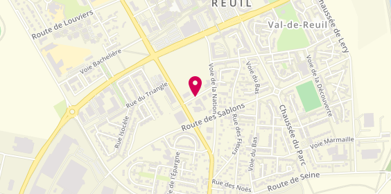 Plan de Pro 3000, Rue Courtine, 27100 Val-de-Reuil