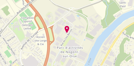Plan de A, 8 Rue du Clos Barrois, 60180 Nogent-sur-Oise
