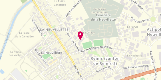 Plan de Garage Culeux, 12 Rue des Tilleuls, 51100 Reims