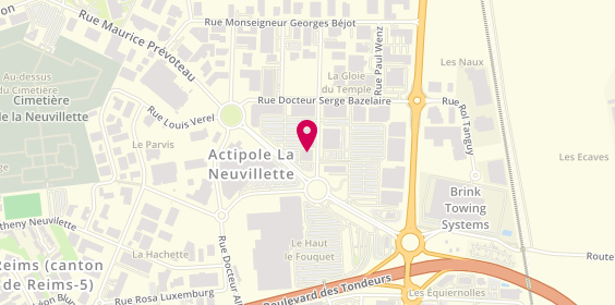 Plan de Norauto, Centre Commercial Cora Zone Aménagement la Neuvillette, 51100 Reims