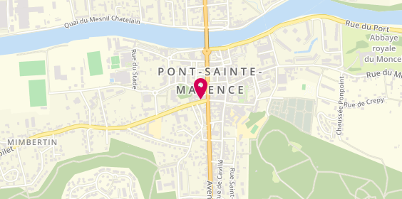 Plan de Garage du Moncel, 4 Rue Louis Boilet, 60700 Pont-Sainte-Maxence