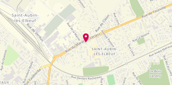 Plan de Carglass, 64 Rue Maréchal Leclerc, 76410 Saint-Aubin-lès-Elbeuf