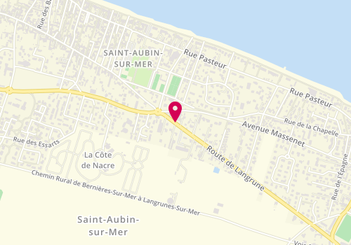 Plan de Groupauto, 55 Route Langrune, 14750 Saint-Aubin-sur-Mer