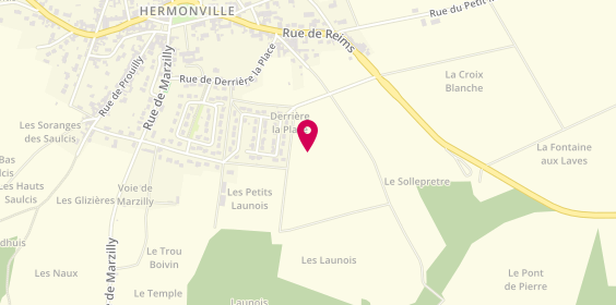 Plan de Agent Citroen, Route de Reims, 51220 Hermonville