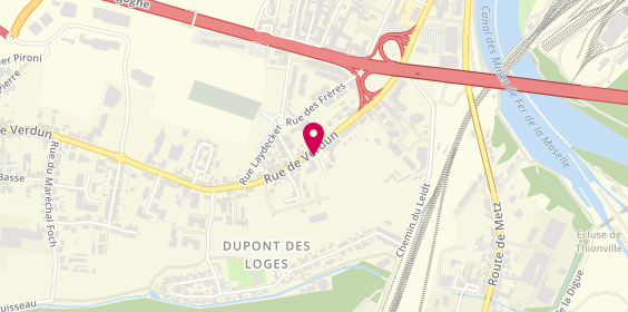 Plan de Millauto Thionville - Millauto Niss, 48 Rue de Verdun, 57100 Thionville