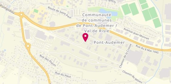 Plan de Hws Centre Auto, 9008 Bis Rue de Lattre de Tassigny, 27500 Pont-Audemer