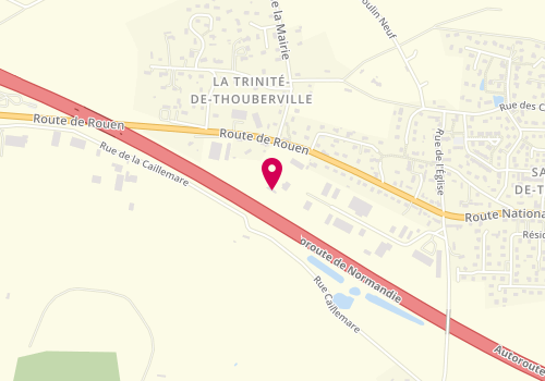 Plan de Notariale Automobile, 1 Route de Rouen, 27310 La Trinité-de-Thouberville