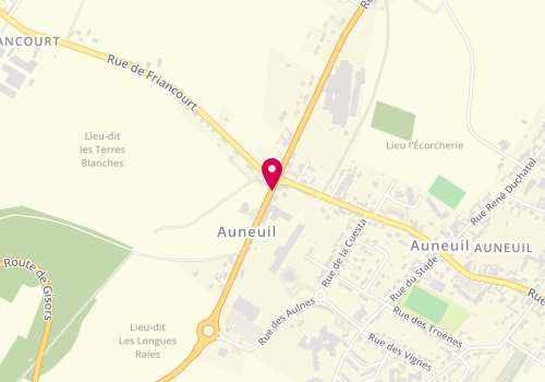 Plan de Royal Pneus, 139 Route de Gisors, 60390 Auneuil