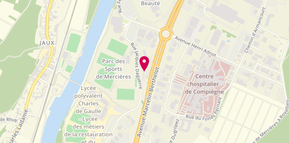 Plan de First Stop, 14 avenue Marcellin Berthelot, 60200 Compiègne