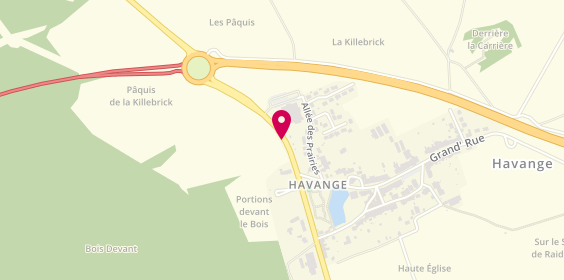 Plan de Garage Saint Christophe, 2 Route Nationale, 57650 Havange