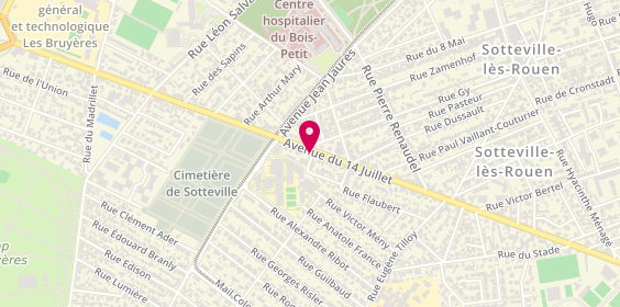 Plan de Citroen, 157 avenue du 14 Juillet, 76300 Sotteville-lès-Rouen