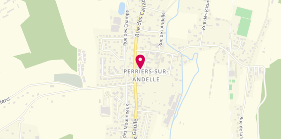 Plan de Sebauto, 1 Rue des Écoles, 27910 Perriers-sur-Andelle