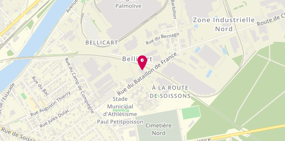 Plan de Siligom, 22 Rue du Bataillon de France, 60200 Compiègne