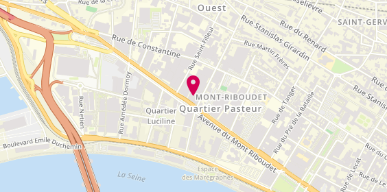 Plan de JEEP Rouen, ALFA ROMEO Rouen, 136 avenue du Mont Riboudet, 76000 Rouen