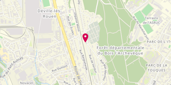 Plan de Drh Auto, 3 Rue Lyautey, 76250 Déville-lès-Rouen