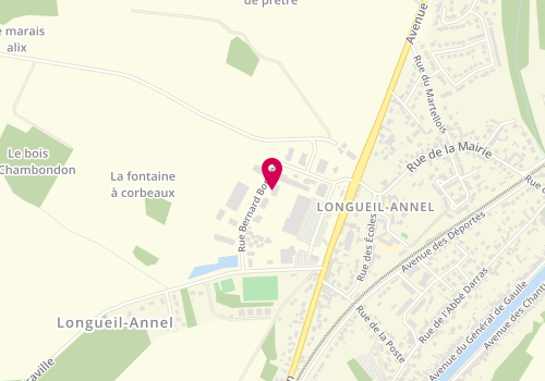 Plan de Clinic Auto, 255 Rue Bernard Bordier, 60150 Longueil-Annel