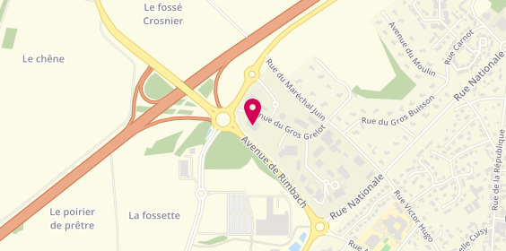 Plan de B.S Auto Services Renault Thourotte, 5 avenue du Gros Grelot Zone Aménagement, 60150 Thourotte