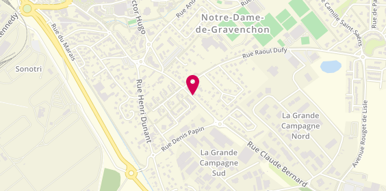 Plan de HWS Autorepere, 13 Rue Claude Bernard, 76330 Port-Jérôme-sur-Seine