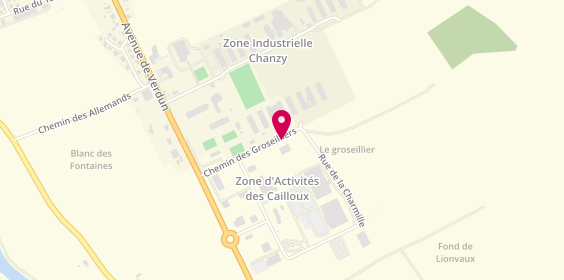 Plan de Aj2L Auto, Zone Aménagement des Cailloux
Rue des Groseilliers, 55700 Stenay