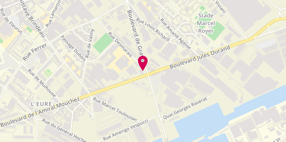 Plan de Garage des 3 Boulevards, 237 Boulevard Amiral Mouchez, 76600 Le Havre