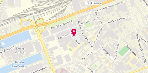 Plan de Mika Auto le Havre, 1 Rue Dr Coty, 76600 Le Havre