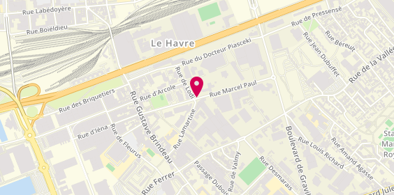 Plan de Mazda le Havre - Saint Clair Automobiles, 1 Rue Marcel Paul, 76600 Le Havre
