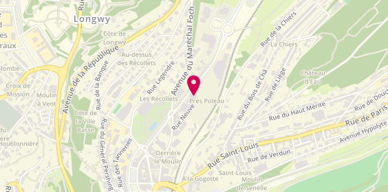 Plan de Mondial Pare Brise, 48 avenue de Saintignon, 54400 Longwy