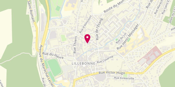 Plan de LAUNAY Bruno Rene Simon, 8 Rue Dr Léonard, 76170 Lillebonne
