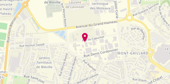 Plan de Véhi Glace, 22 Rue du Capuchet, 76620 Le Havre