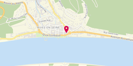 Plan de Hertz, place du General de Gaulle, 76490 Rives-en-Seine