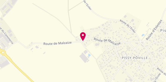 Plan de Carglass, 1 Rue Commerce, Zone Artisanale de Malzaize, 76360 Pissy-Pôville