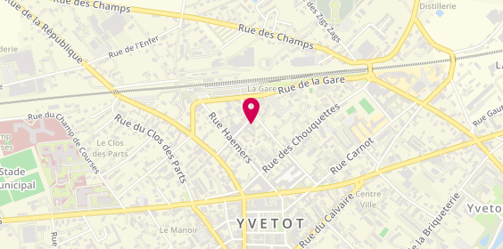 Plan de Rs Automobiles, 18 Rue de Lormier, 76190 Yvetot