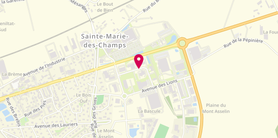 Plan de Volkswagen, Zone Artisanale Rue Lievres, 76190 Sainte-Marie-des-Champs