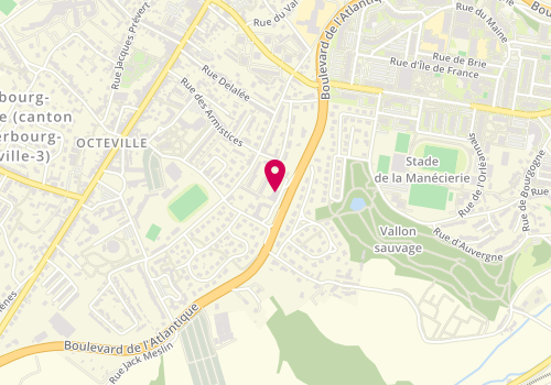 Plan de Garage Viel, 13 Rue de la Jouennerie
Boulevard de l'Atlantique, 50130 Cherbourg-en-Cotentin
