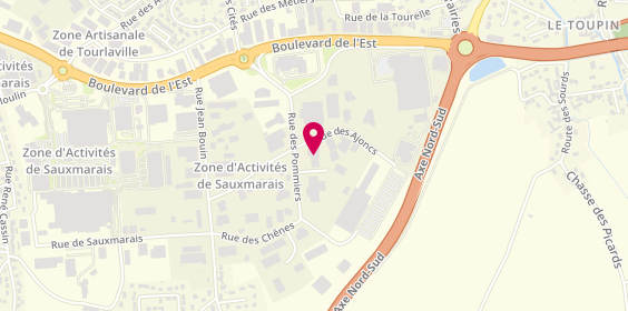 Plan de Alliance Automobiles, 379 Rue des Pommiers, 50110 Cherbourg-en-Cotentin